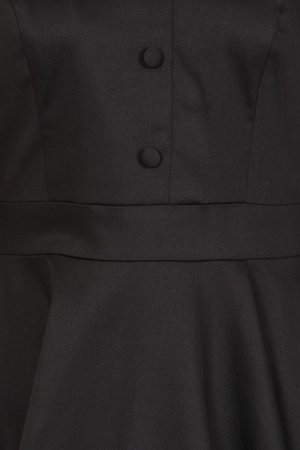 Alyssa Black Swing Dress in Extended Sizing